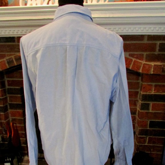 Crable | Light Blue | Button Up | Kansas Jayhawks on Left Breast | Women's Small - Picture 2 of 4